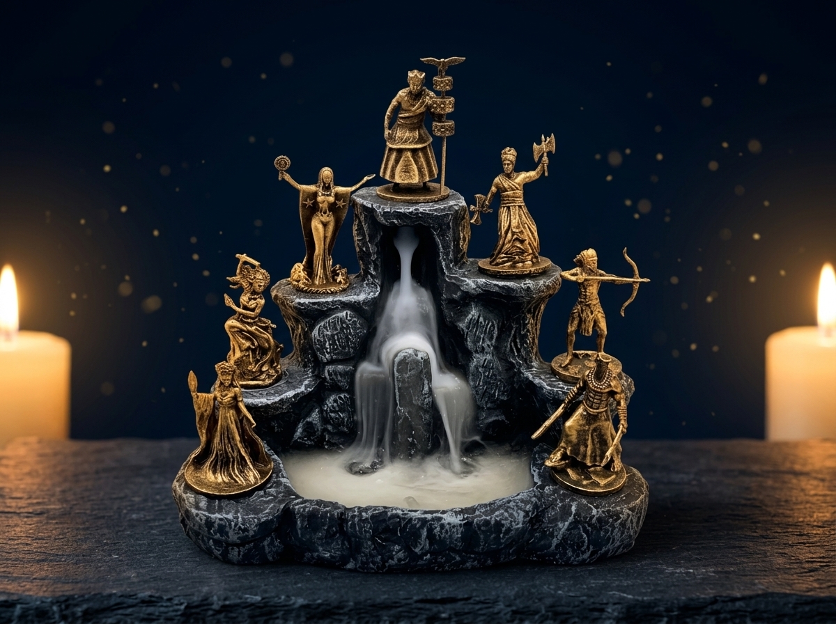 Altar dos Orixás com Incensário